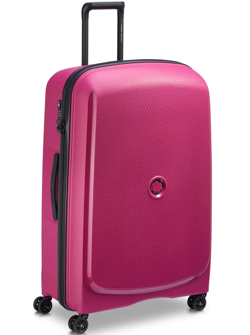 DELSEY Paris Belmont Plus (Recycled) 83 Cm Hardside 4-Double Wheeled Non Expandable Check-In Luggage Trolley - Raspberry